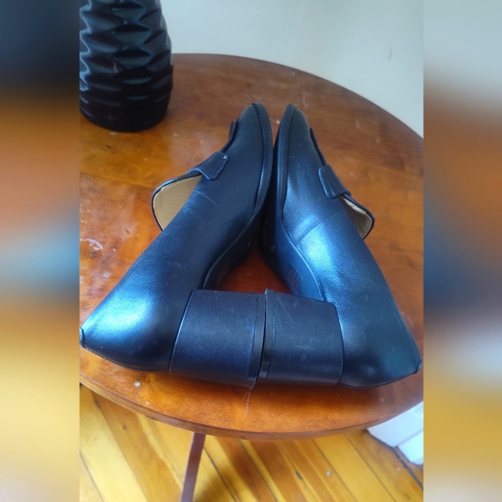 Marc Joseph Gardenia Block Heel Dressy Loafer - Picture 5 of 6